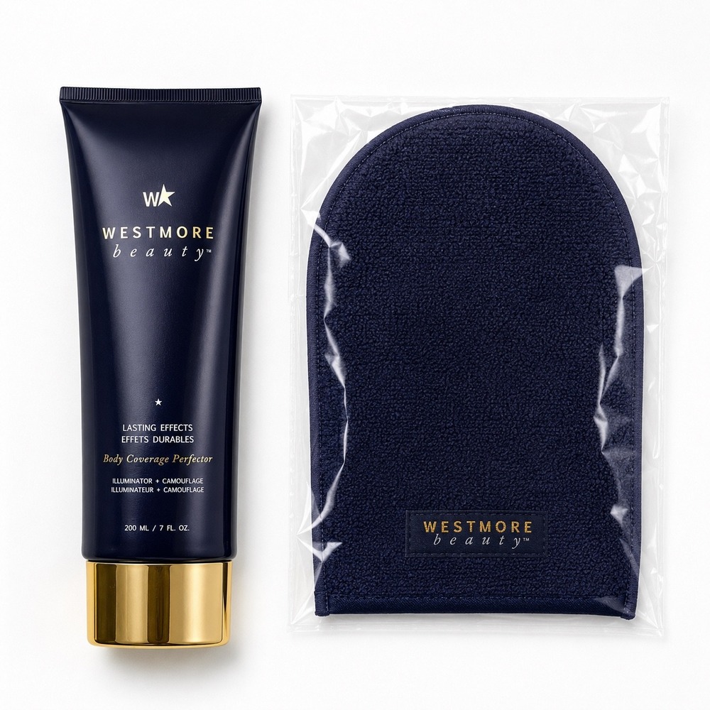 Westmore Beauty Body Coverage Perfector 7oz Fair Radiance New Sealed + Mitt